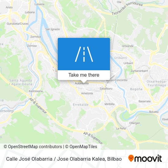 Calle José Olabarria / Jose Olabarria Kalea map