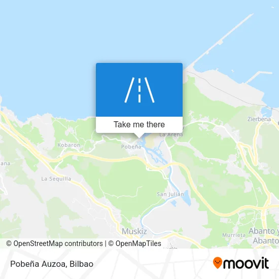 Pobeña Auzoa map