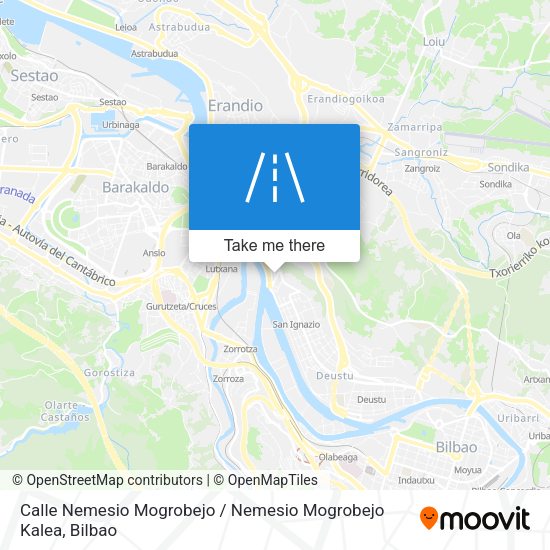 Calle Nemesio Mogrobejo / Nemesio Mogrobejo Kalea map