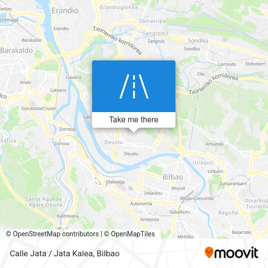 Calle Jata / Jata Kalea map