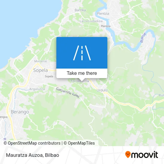Mauratza Auzoa map