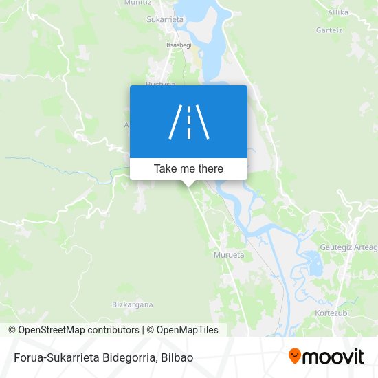 Forua-Sukarrieta Bidegorria map
