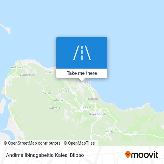 Andima Ibinagabeitia Kalea map