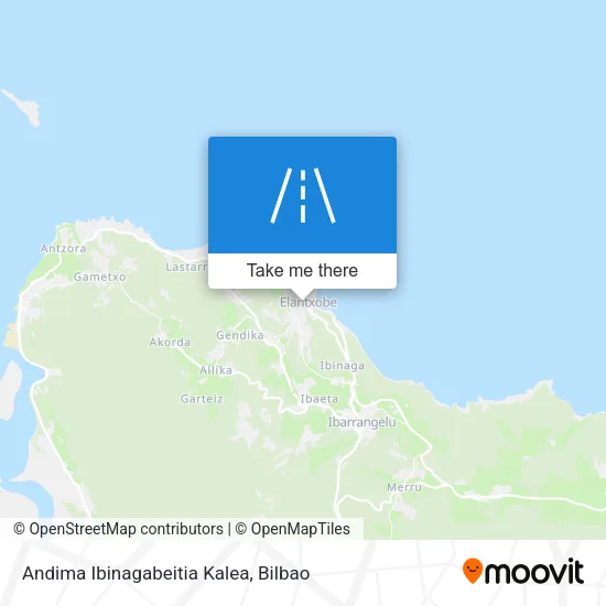 Andima Ibinagabeitia Kalea map