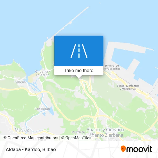 Aldapa - Kardeo map