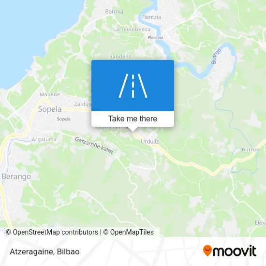 Atzeragaine map