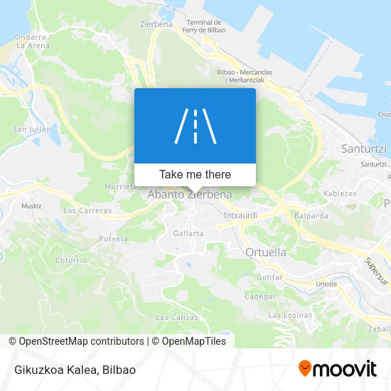 Gikuzkoa Kalea map