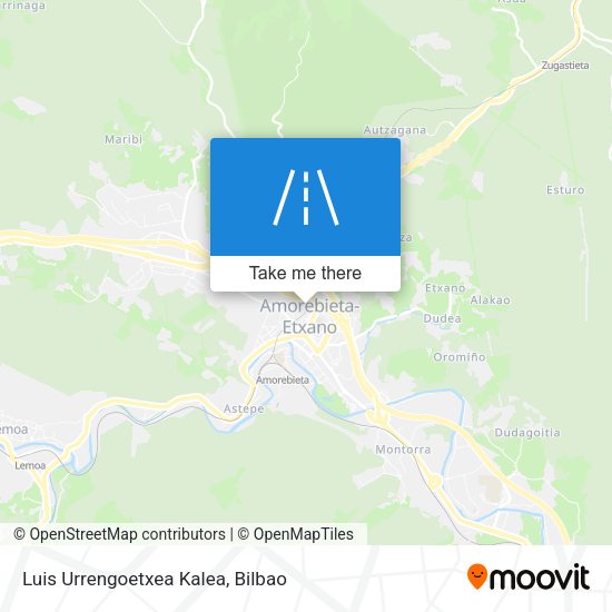 Luis Urrengoetxea Kalea map