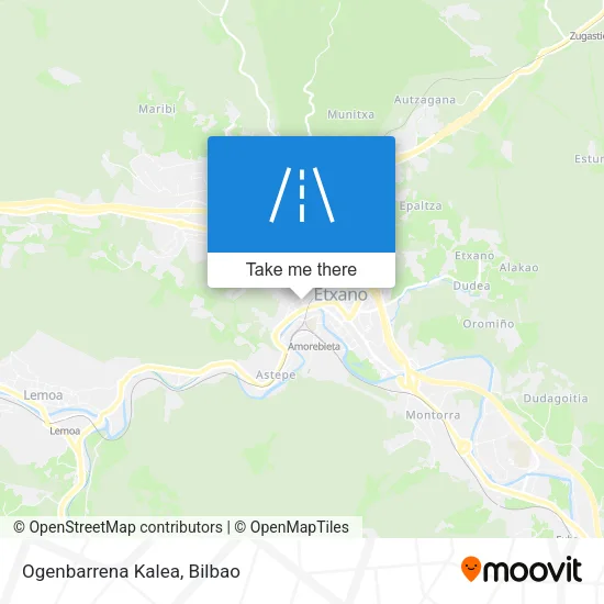 Ogenbarrena Kalea map