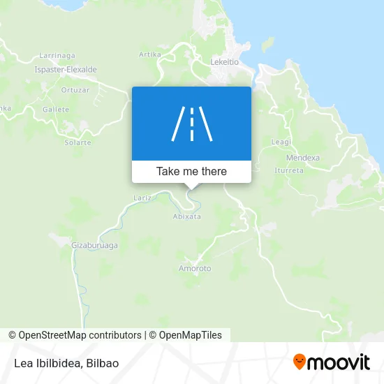 Lea Ibilbidea map