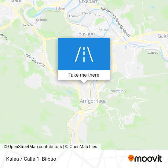 Kalea / Calle 1 map