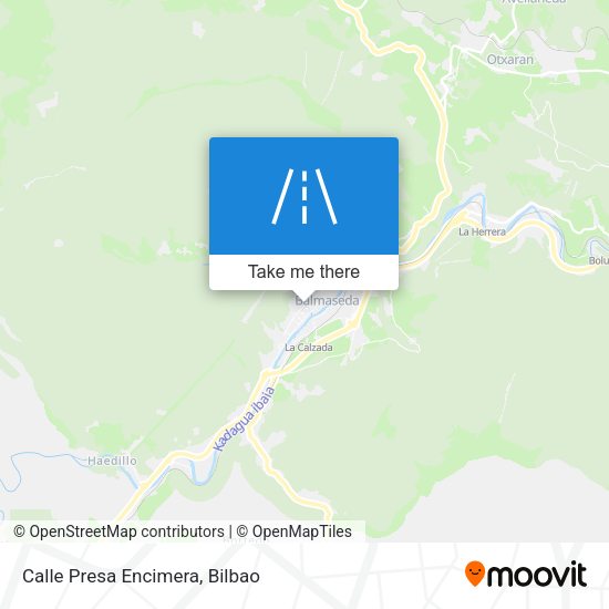 Calle Presa Encimera map