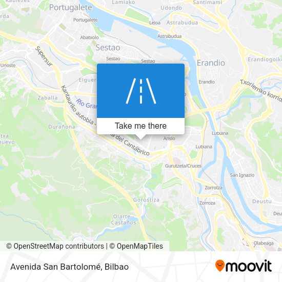 Avenida San Bartolomé map
