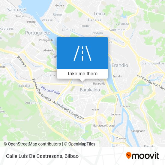 Calle Luis De Castresana map