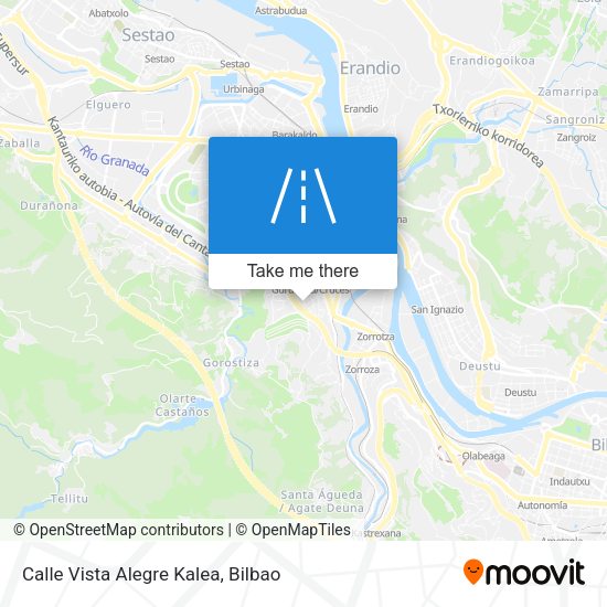 Calle Vista Alegre Kalea map