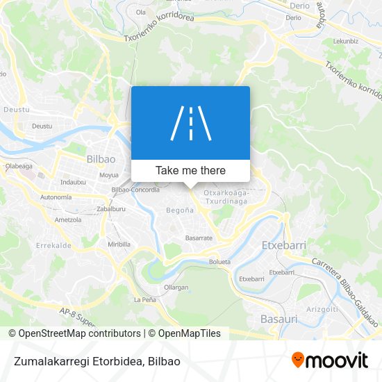 Zumalakarregi Etorbidea map