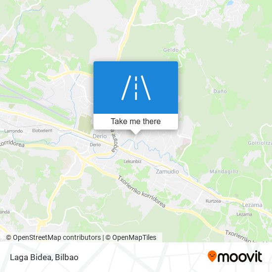 Laga Bidea map