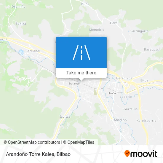 mapa Arandoño Torre Kalea