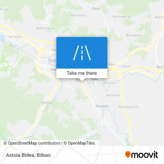 Astola Bidea map