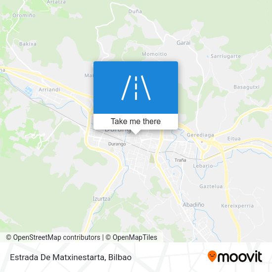 Estrada De Matxinestarta map