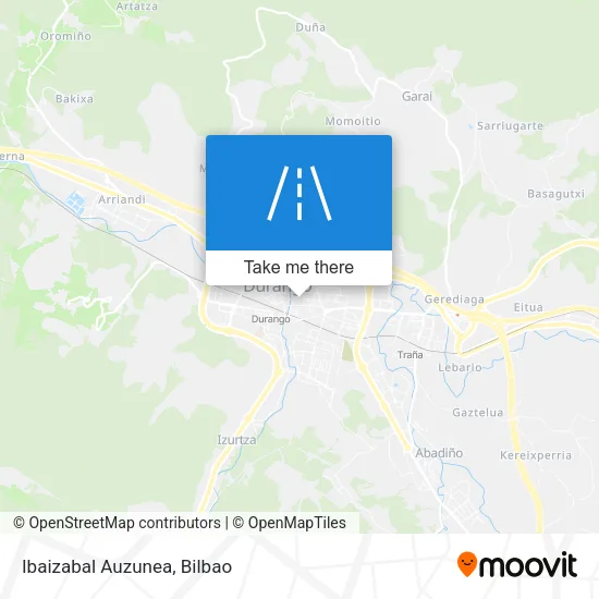 Ibaizabal Auzunea map
