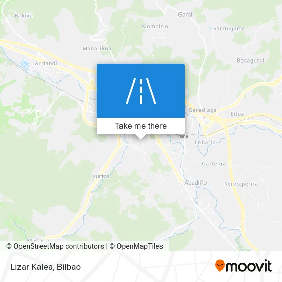 Lizar Kalea map