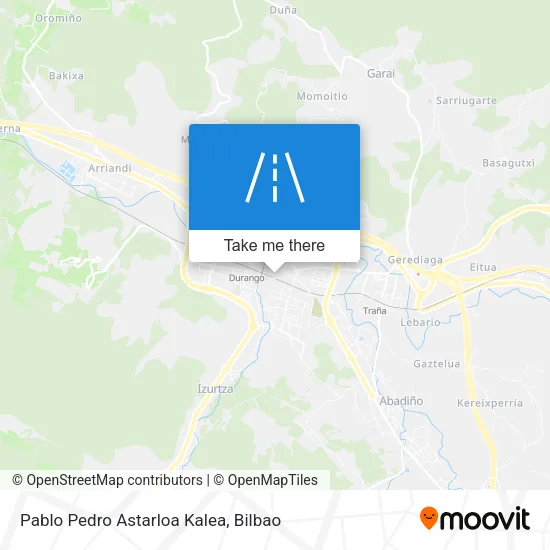 mapa Pablo Pedro Astarloa Kalea