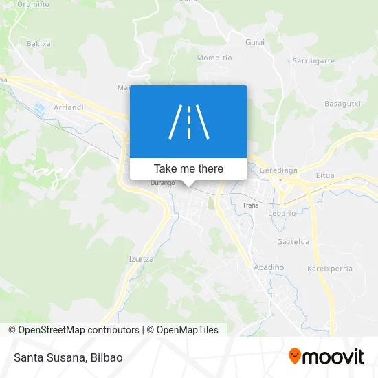Santa Susana map