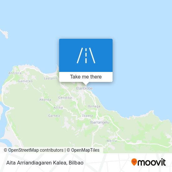 Aita Arriandiagaren Kalea map