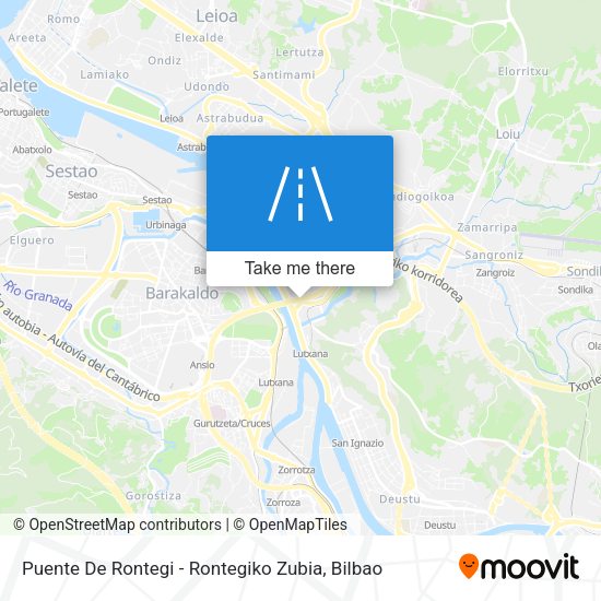 Puente De Rontegi - Rontegiko Zubia map
