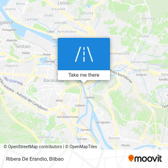 Ribera De Erandio map