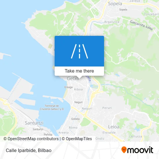 mapa Calle Iparbide