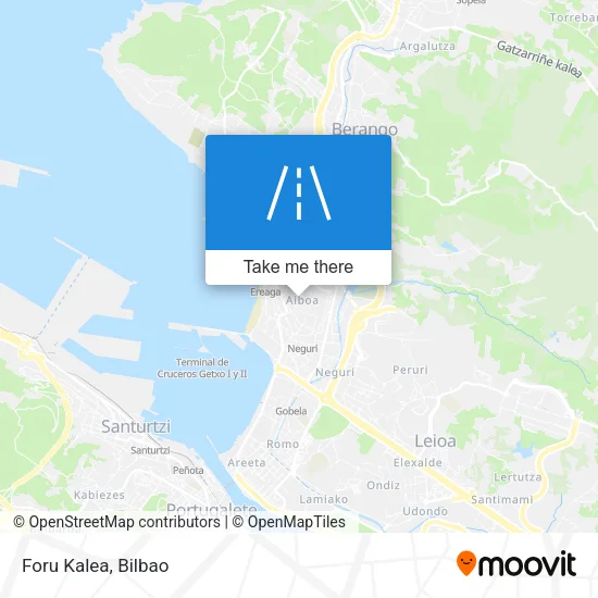 mapa Foru Kalea