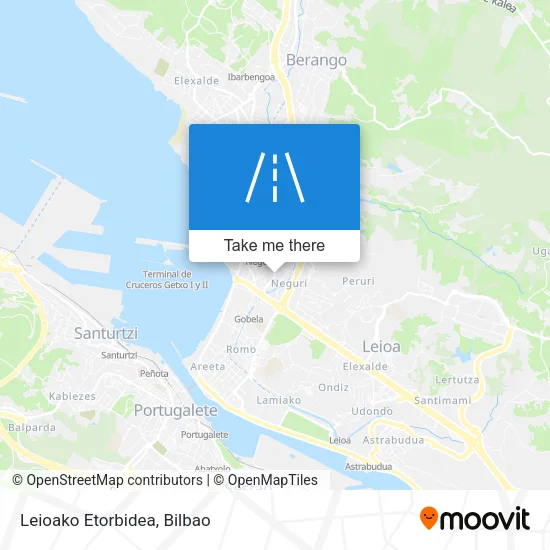 Leioako Etorbidea map