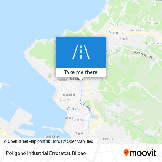 mapa Polígono Industrial Errotatxu