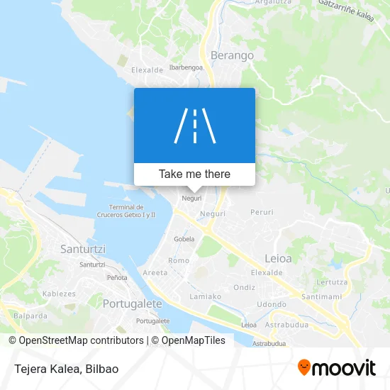Tejera Kalea map