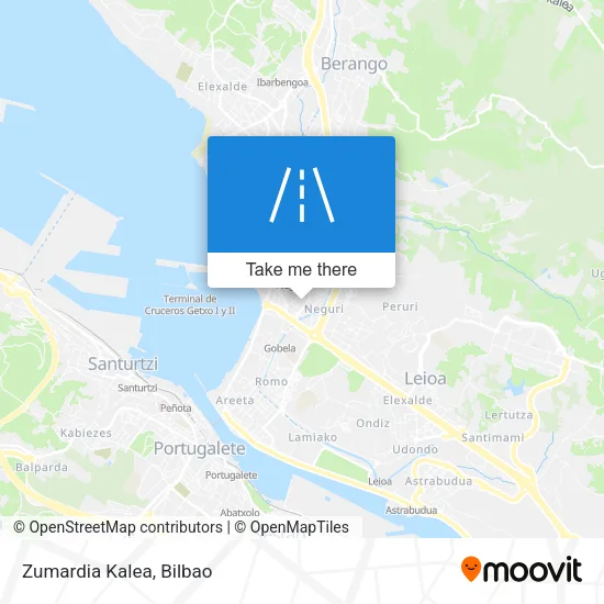 Zumardia Kalea map