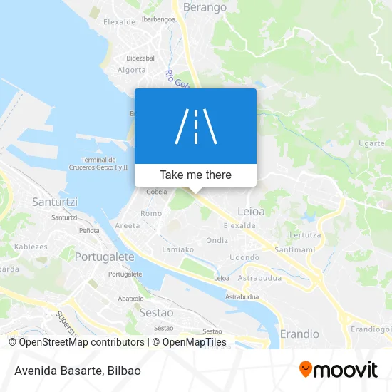 Avenida Basarte map