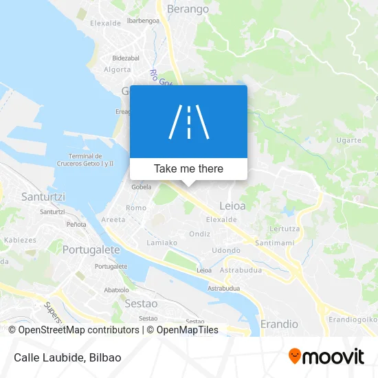 Calle Laubide map