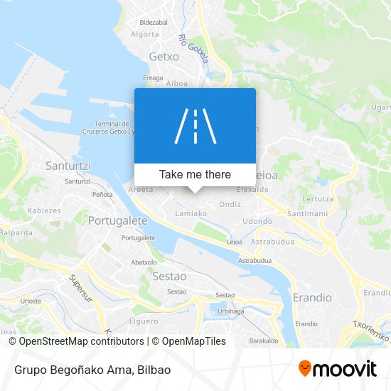 Grupo Begoñako Ama map