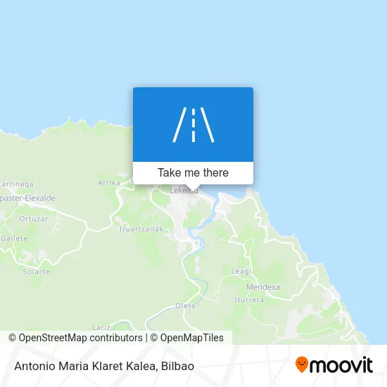 Antonio Maria Klaret Kalea map