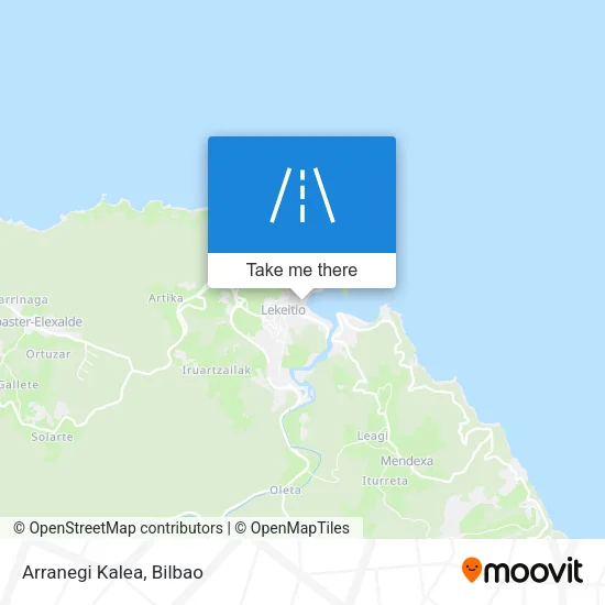 Arranegi Kalea map