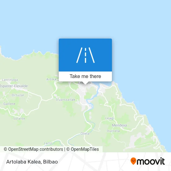 Artolaba Kalea map