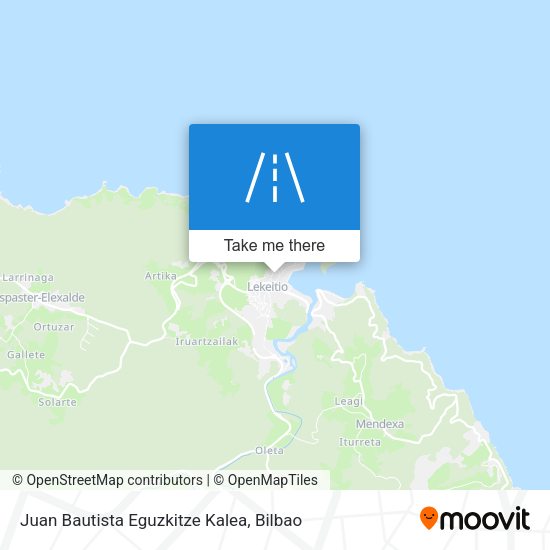 Juan Bautista Eguzkitze Kalea map
