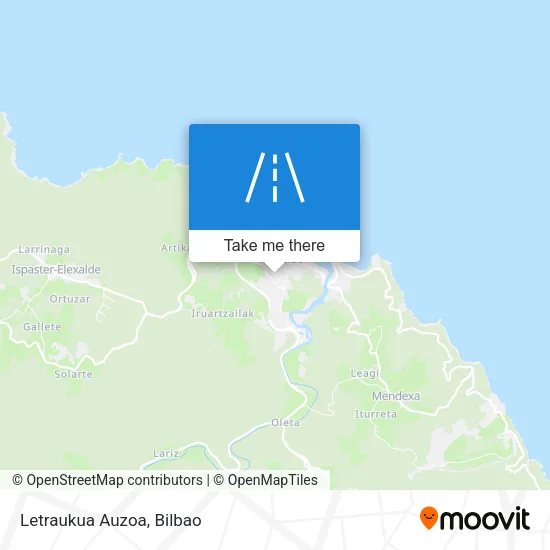 Letraukua Auzoa map