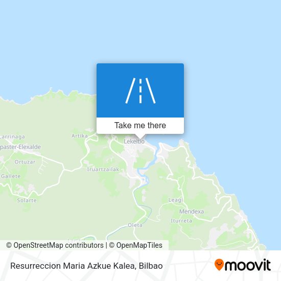 Resurreccion Maria Azkue Kalea map