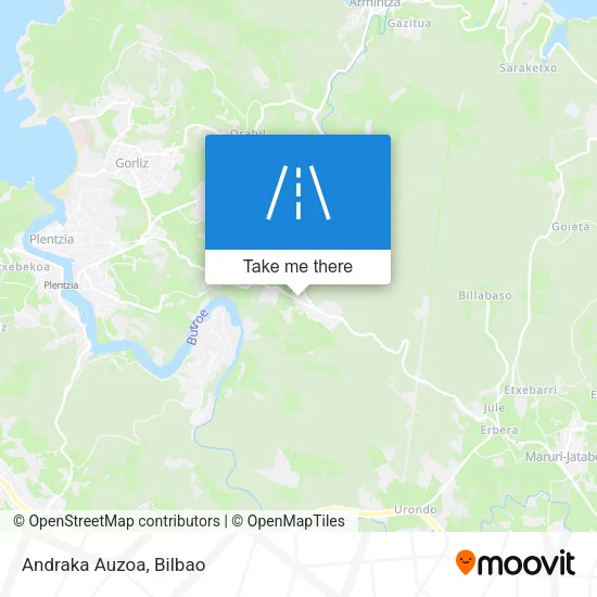 Andraka Auzoa map