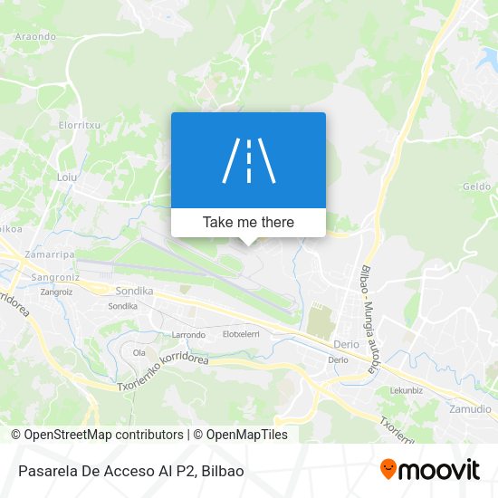 Pasarela De Acceso Al P2 map