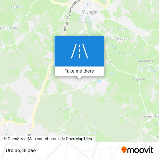 Urbide map
