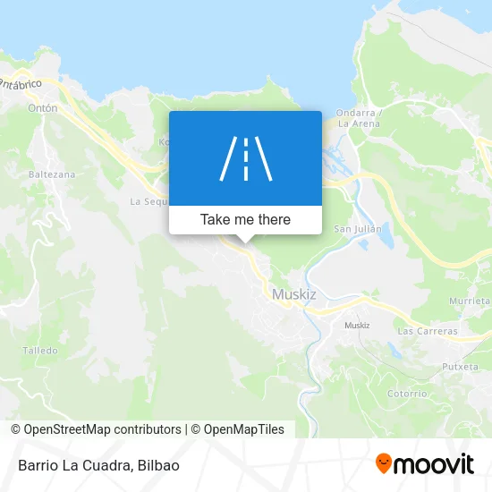 Barrio La Cuadra map